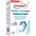 Polident nettoyant total action pour prothses dentaires partielles ou compltes format 1x66 comprims[352] ...