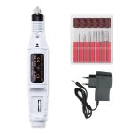 Ponceuse pour ongles inf lime a ongles electrique portative de p�dicure blanc blanc