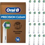 Precision clean brossette pour brosse Ã dents Ãlectrique, lot de 16, convient Ã une bote aux ...
