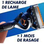 Proglide rasoir pour homme, 1 manche gillette proglide, 5 recharges de lames, conçu pour un rasage de ... Proglide rasoir pour homme, 1 manche gillette proglide, 5 recharges de lames, conçu pour un rasage de ...