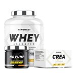 Programme prise de muscle sec confirm� - 100% whey proteine advanced 2kg banana split - no pump xtreme ...