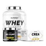 Programme prise de muscle sec confirm� - 100% whey proteine advanced 2kg banana split - no pump xtreme ...