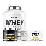 Programme prise de muscle sec confirm� - 100% whey proteine advanced 2kg chocolat - no pump xtreme long ...