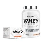 Programme prise de muscle sec d�butant - 100% whey proteine advanced 900g cookies - amino max