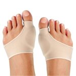 Protection pour hallux valgus (lot de 2) avec gel de silicone et tissu elastique