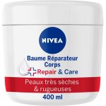 Repair & care baume rparateur visage, corps & mains peaux trs sches (1 x 400 ml), crme a la vitamine ...