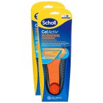 Scholl lot de 2 semelles gelactiv hommes professionnels l taille 40 - 46, 5
