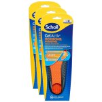 Scholl lot de 3 semelles gelactiv hommes professionnels l taille 40 - 46, 5