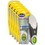 Scholl lot de 5 etuis de 2 semelles liquiflex soutien quotidien small 35, 5 - 40, 5