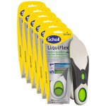 Scholl lot de 6 etuis de 2 semelles liquiflex soutien quotidien small 35, 5 - 40, 5