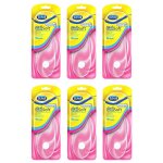 Scholl lot de 6 paires de semelles gelsoft chaussures plates et ballerines - 35 a 40, 5