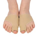 S�parateur d'orteils, redresseur d'orteils pour chaussettes de soutien 1 paire beige