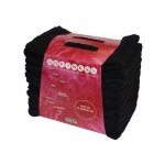 Serviettes micro - fibres noires jacques seban x10