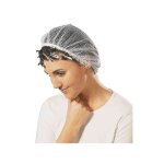 Sibel - filet de nuit charlotte avec dentelle blanc