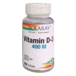 Solaray vitamina d3 400 ui 120 perlas