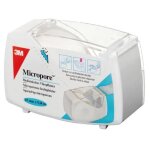 Sparadrap micropore blanc sur d�vidoir herm�tique - 9, 14 m x 2, 5 cm