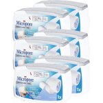 Sparadrap micropore devidoir ferme 2, 50cmx 9, 14 m blanc - lot de 6 boites