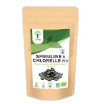 Spiruline + chlorella bio - bioptimal - complment alimentaire - multivitamines - protine bcaa fer phycocyani ...