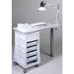 Table manucure avec aspirateur + accessoires