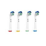 T�tes de brosse � dents pour braun oral b 1000 eb22 - x, paquet de 4