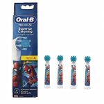 Tte de brosse  dents lectrique oral - b pro kids, avec les personnages spiderman, poils extra doux, ...