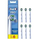 T�tes de brosse � dents �lectrique oral - b pro precision clean - lot de 6 - blanc