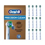 T�tes de brosses � dents oral - b precision clean (12 unit�s)