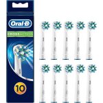 T�tes de brosse de rechange pour brosse � dents �lectrique oral - b cross action, lot de 10