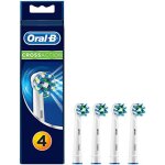 T�tes de brosse de rechange pour brosse � dents �lectrique oral - b cross action, lot de 4