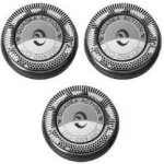 Tete de rasoir quadra action - philips - tetes de rasage - hq6 / 40 - lot de 3 - argenté Tete de rasoir quadra action - philips - tetes de rasage - hq6 / 40 - lot de 3 - argenté