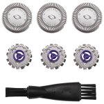 T�te de rasoir de rechange 3 pi�ces pour philips norelco hq3 hq4 hq55 hq56 hq6900 hq6868 hq5812 hq6874 ...