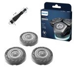 Tte de rasoir de rechange sh91 philips pour sries 9000 et prestige s9000 lames de prcision
