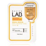 Tonymoly master lab snail mucin masque en tissu revitalisant a l'extrait de bave d'escargot 18 g