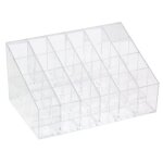 Trixes support pr�sentoir de rouge a l�vres a 24 compartiments transparent organisateur de cosm�tique ...