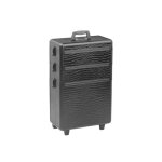 Valise alu 3 parties croco 63 x 36 x 22 cm