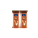 Vaseline intensive care cocoa glow body lotion 90 ml each (pack of 2)