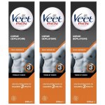 Veet lot de 3 cr�mes d�pilatoire - peaux normales - 200 ml