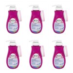 Veet lot de 6 cr�mes d�pilatoire sous la douche corps et jambes - peaux sensibles - 400 ml