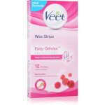 Veet wax strips bandes de cire pour epilation au beurre de karit� et ar�me de baies 12 pcs