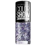 Vernis a ongles color show 60sec maybelline 02 white splatter