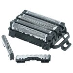 Vhbw 1x grille de rasoir, 5x lame remplacement pour panasonic wes9032y1361 pour rasoir, noir