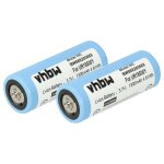 Vhbw 2x batterie compatible avec braun silk epil 7 dual epil. 7891 wd (5377), 7 se 7175 (5377) rasoir ...