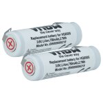 Vhbw 2x batterie compatible avec philips norelco hq8173, hq8170, hq8172, hq8140, hq8150, hq8160 rasoir ...