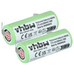 Vhbw 2x batterie compatible avec philips norelco hq8173, hq8240, hq8170, hq8172, hq8150, hq8160 rasoir ...