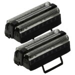 Vhbw 2x grille double compatible avec carrera 2513. 1, 2313. 1, 2613. 1 rasoir �lectrique + cadre, noir ...