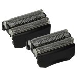 Vhbw 2x t�tes de rasoir remplacement pour braun 70b, 70s pour rasoir �lectrique - couleur : noir
