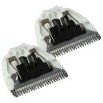 Vhbw 2x tte de rasoir remplacement pour panasonic wer9714y, wer9714 pour rasoir, blanc