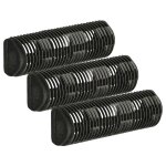 Vhbw 3x bloc de lames compatible avec braun plus, s, sl, micron 808 rasoir, argent� / gris