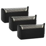 Vhbw 3x grille compatible avec braun 1509, 1512, 1507s, 1508, 1013, 1013s, 1008, 1012, 2035 rasoir lectrique ...