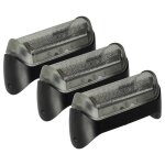 Vhbw 3x grille compatible avec braun 2838, 5728, 2864, 2865, 2866, 2878, 5727, 2874, 2876 rasoir �lectrique ...